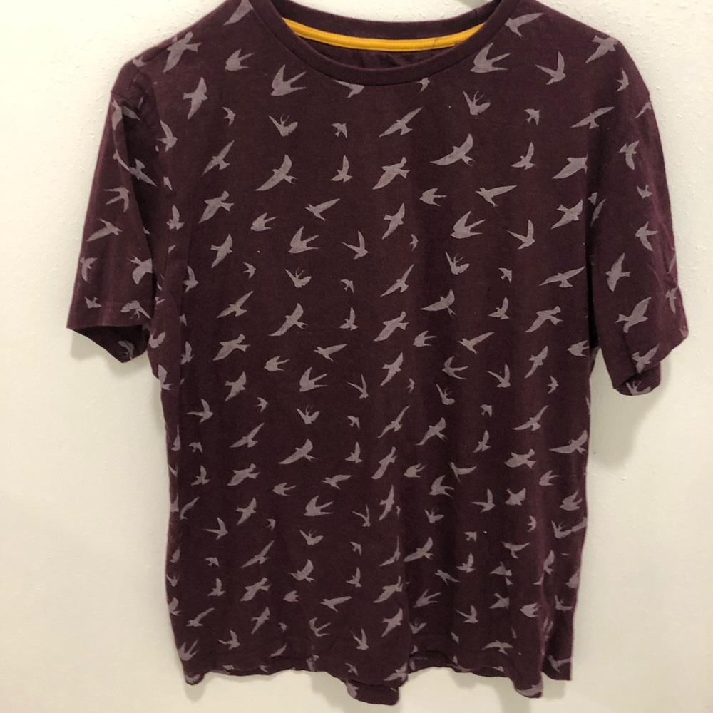 Denim and flower t shirt